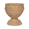 Juliska Provence Rattan Medium Urn - Whitewash