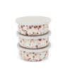 Crow Canyon Catalina 3 Piece Storage Bowl Set - Desert Rose