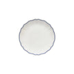 Costa Nova Vila Salad Plate - White/Blue Edge