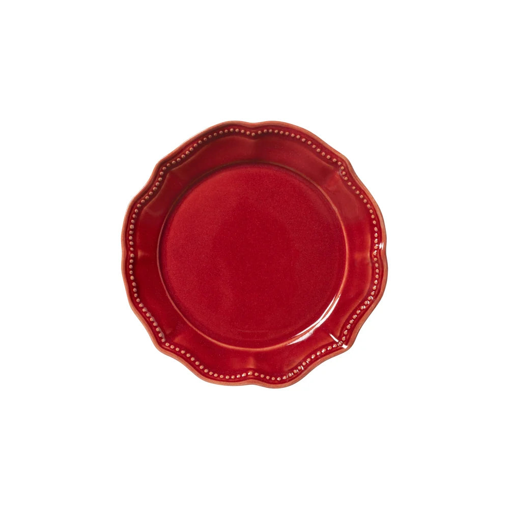 Costa Nova Almara Salad Plate - Ruby