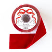 Hester & Cook 2.75” Red Flocked Ribbon