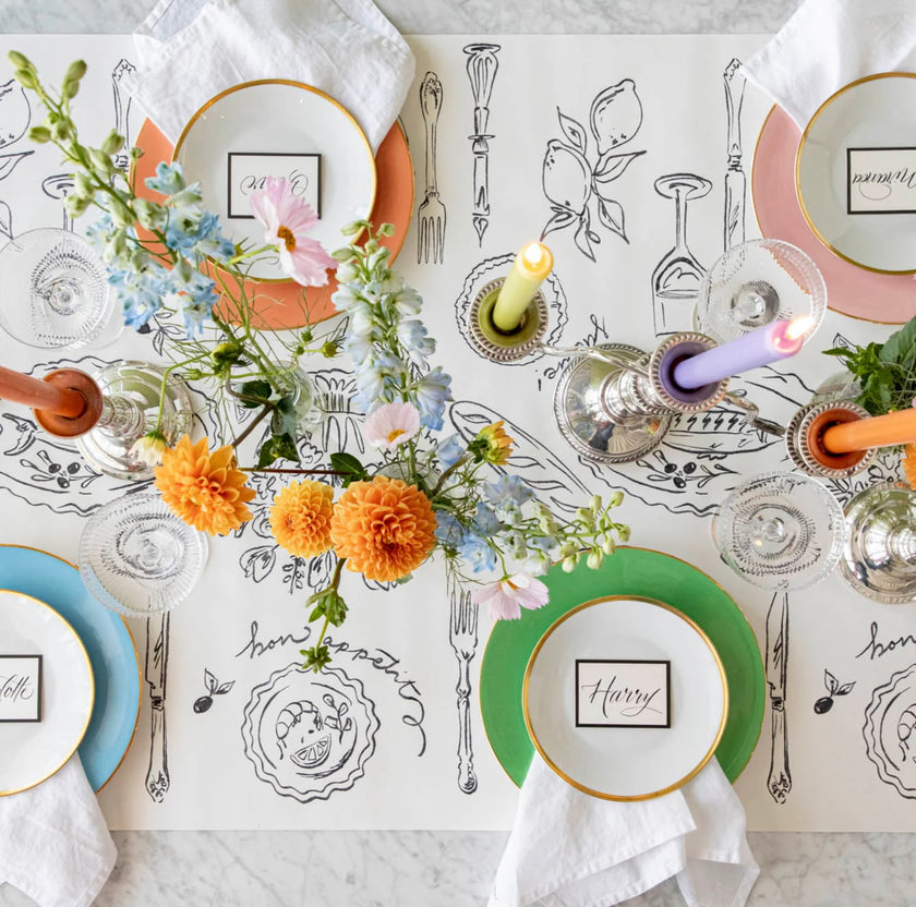 Hester & Cook Dinner Party Paper Stripe Runner