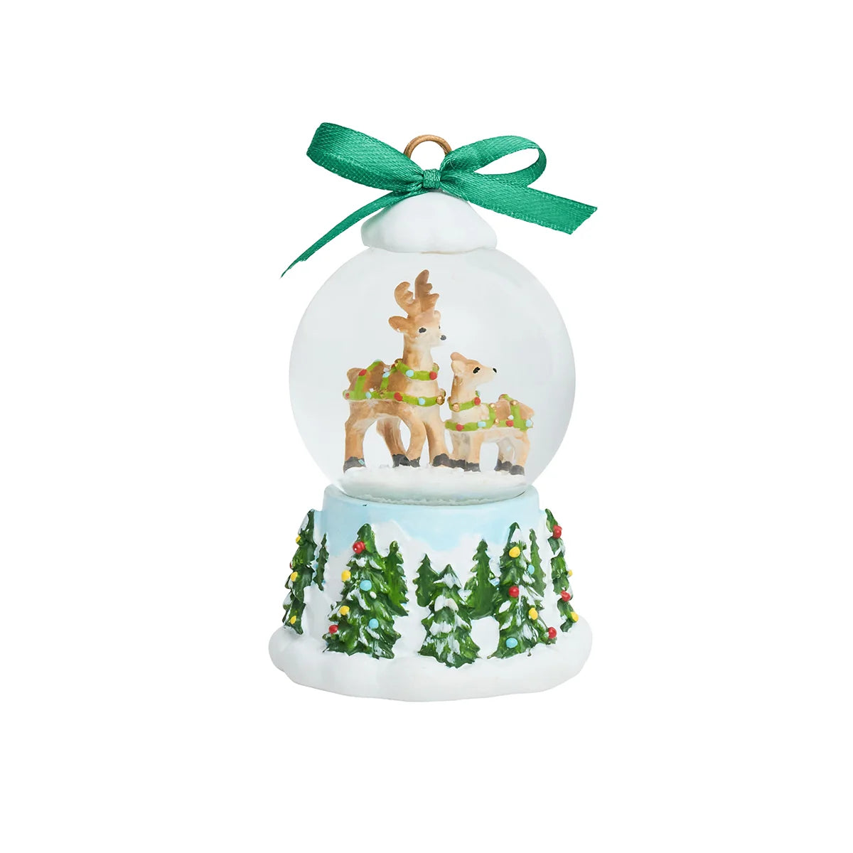 Juliska North Pole Reindeer Snow Globe Place Card Holder