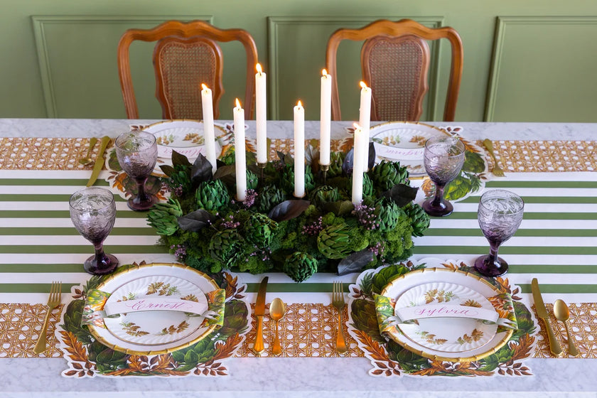 Hester & Cook Die-Cut Artichoke Wreath Placemat