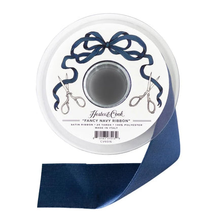 Hester & Cook Fancy Navy Ribbon