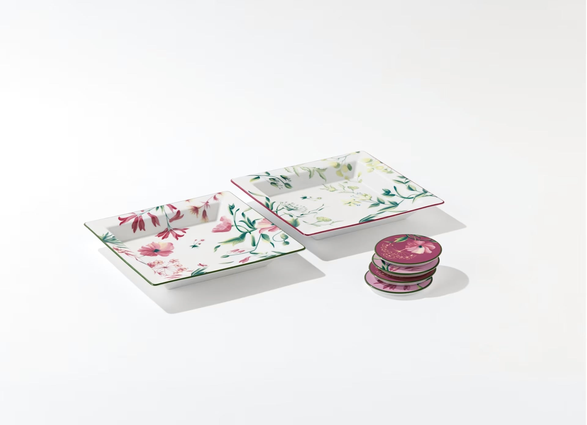 Ginori Florenza Large Squared Vide Poche - Malva