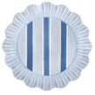 Juliska Cabana Stripe Ocean Dessert/Salad Plate S/4 - Melamine