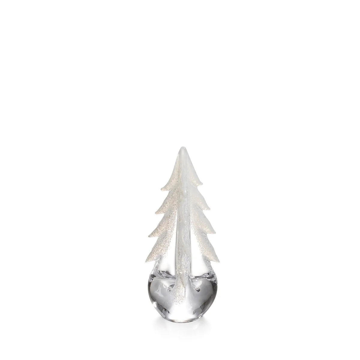 Simon Pearce Snowy Branches 8” Evergreen