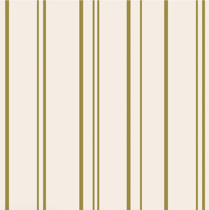 Hester & Cook Antique Gold Stripe Cocktail Napkins
