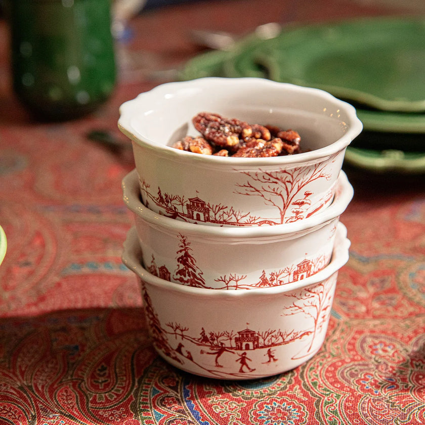 Juliska Winter Frolic Ramekin - Ruby