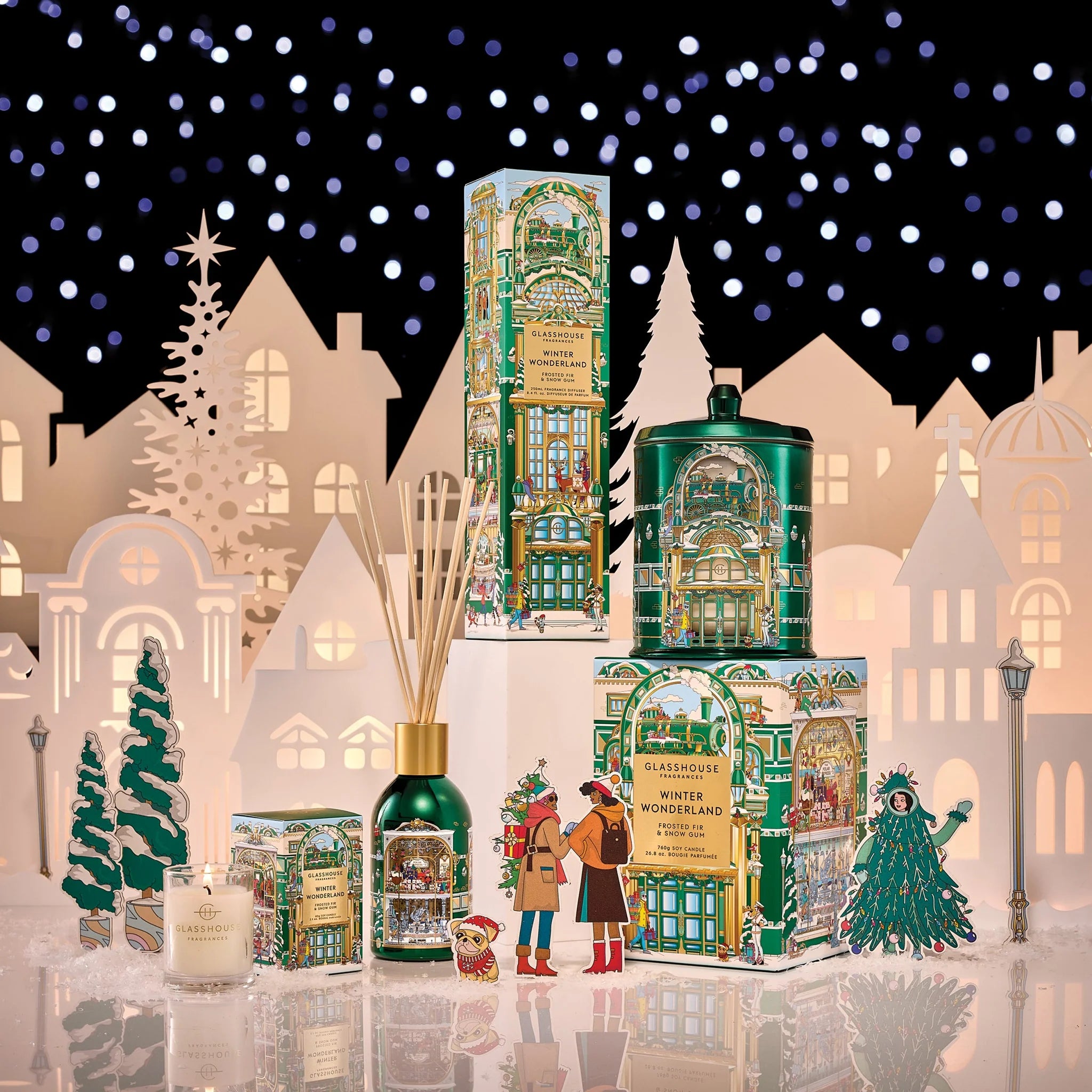 Glasshouse Winter Wonderland Mini Candle