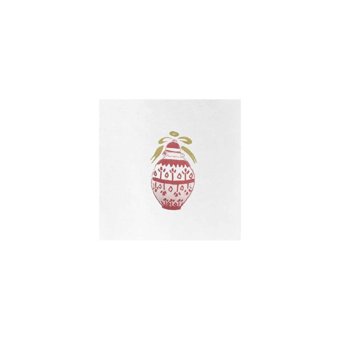 Vietri Red Ginger Jar Paper Cocktail Napkins