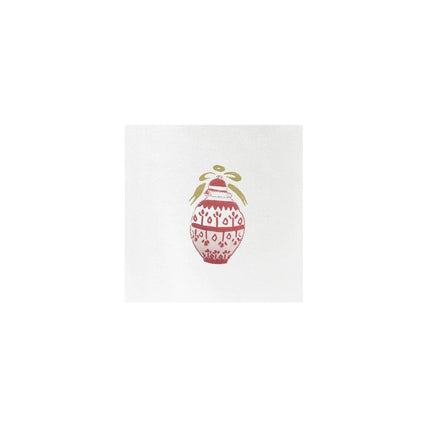 Vietri Red Ginger Jar Paper Cocktail Napkins