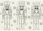 Hester & Cook Christmas Coloring Paper Placemat