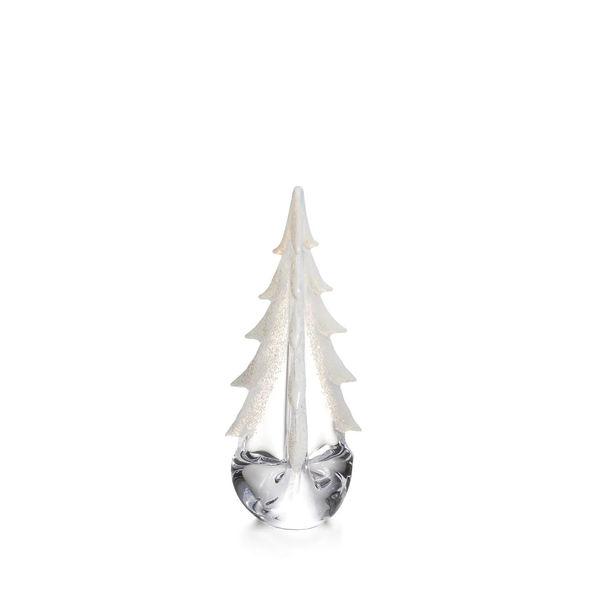 Simon Pearce Snowy Branches 12” Evergreen