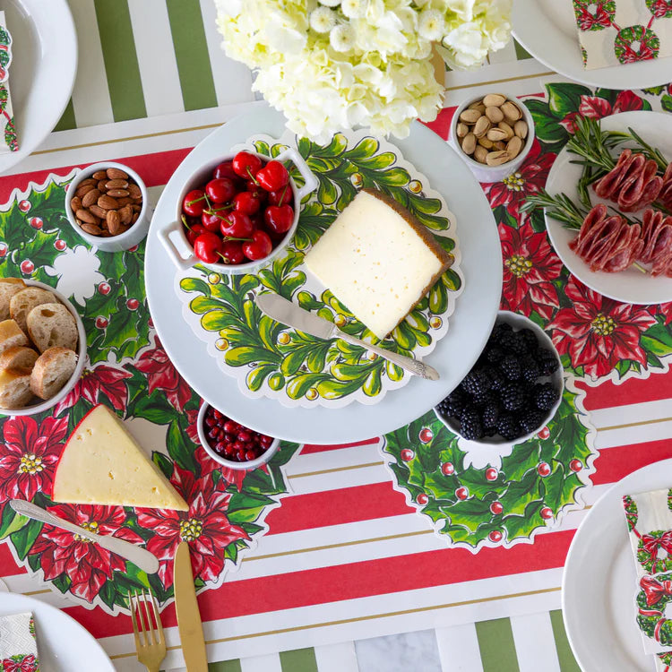 Hester & Cook Holiday Wreath Serving Paper