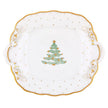 Herend Christmas Tree Square Cake Plate