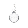 Simon Pearce Round “Believe” Ornament