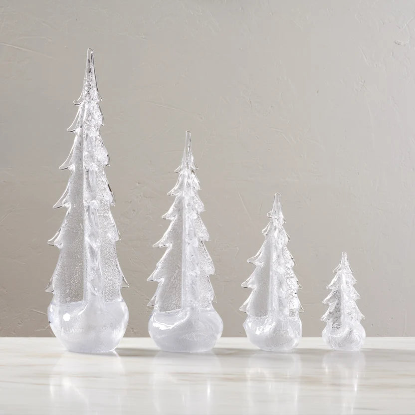 Simon Pearce Silver Leaf 6” Evergreen