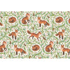 Hester & Cook Fanciful Foxes Paper Placemat