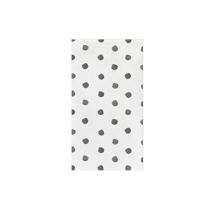 Vietri Gray Dot Paper Guest Towel