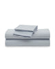 Petite Plume Luxe Premium Cotton Bed Sheets - Navy French Ticking