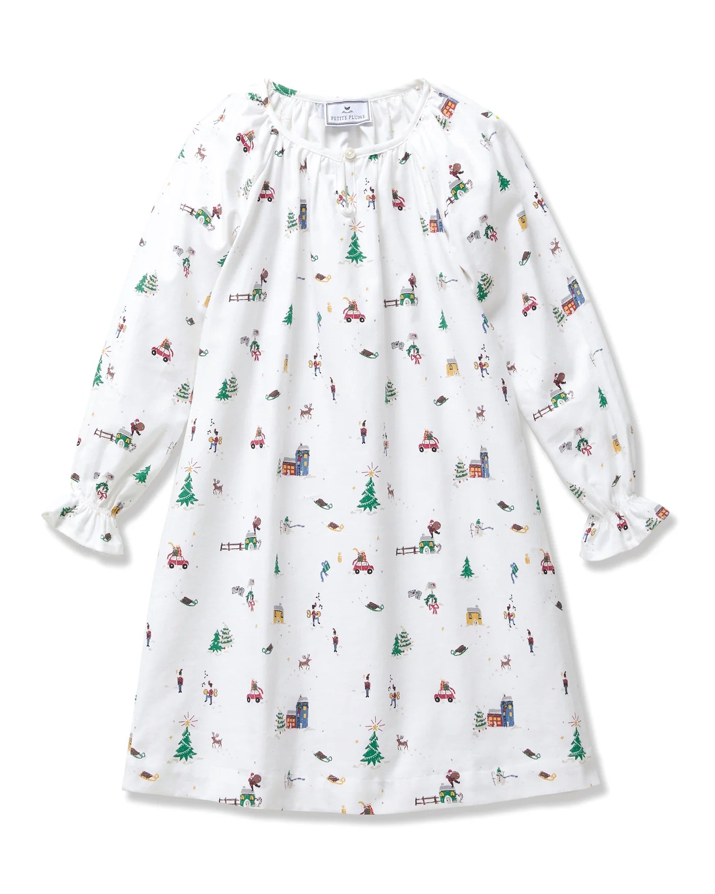 Petite Plume Delphine Nightgown - Holiday Town