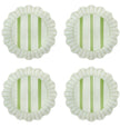 Juliska Cabana Stripe Seagrass Dessert/Salad Plate S/4 - Melamine
