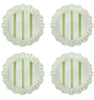 Juliska Cabana Stripe Seagrass Dessert/Salad Plate S/4 - Melamine
