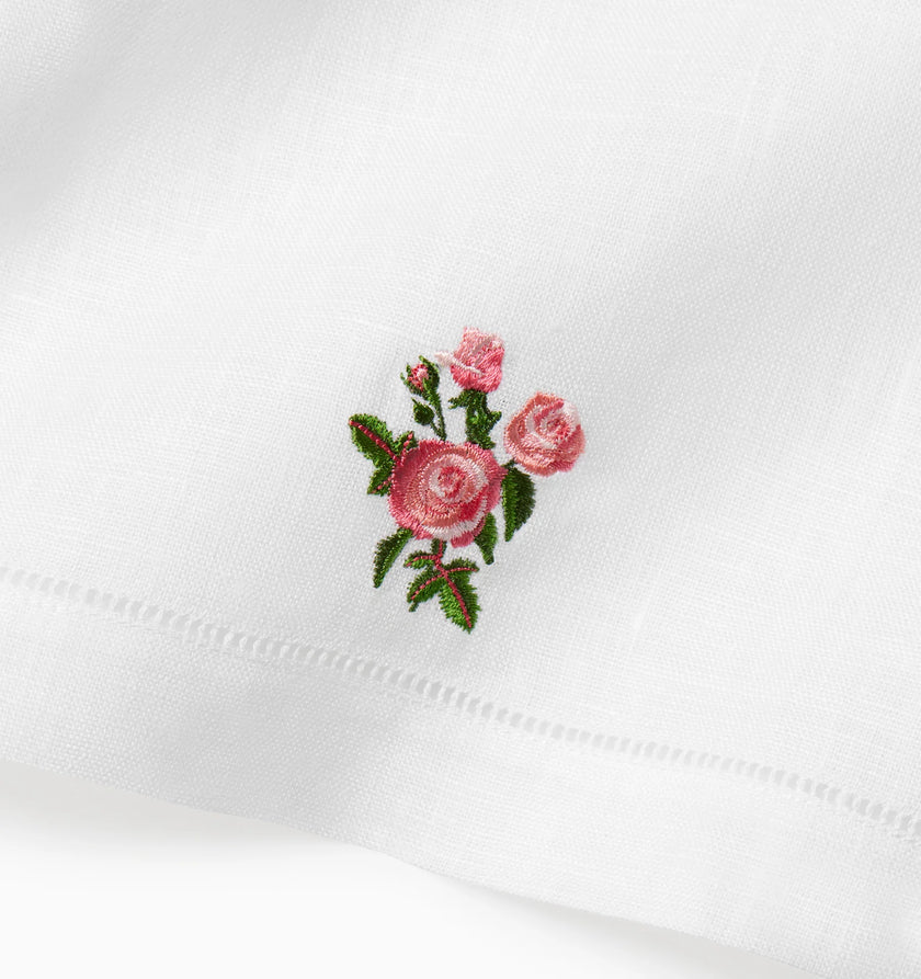 Sferra Fiorenza Guest Towel - Rose