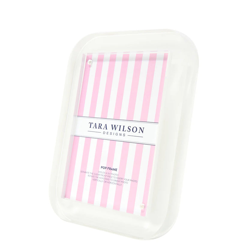 Tara Wilson Designs Pop Frame - White - 4X6