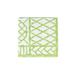Caspari Bamboo Screen Green Paper Linen Dinner Napkins