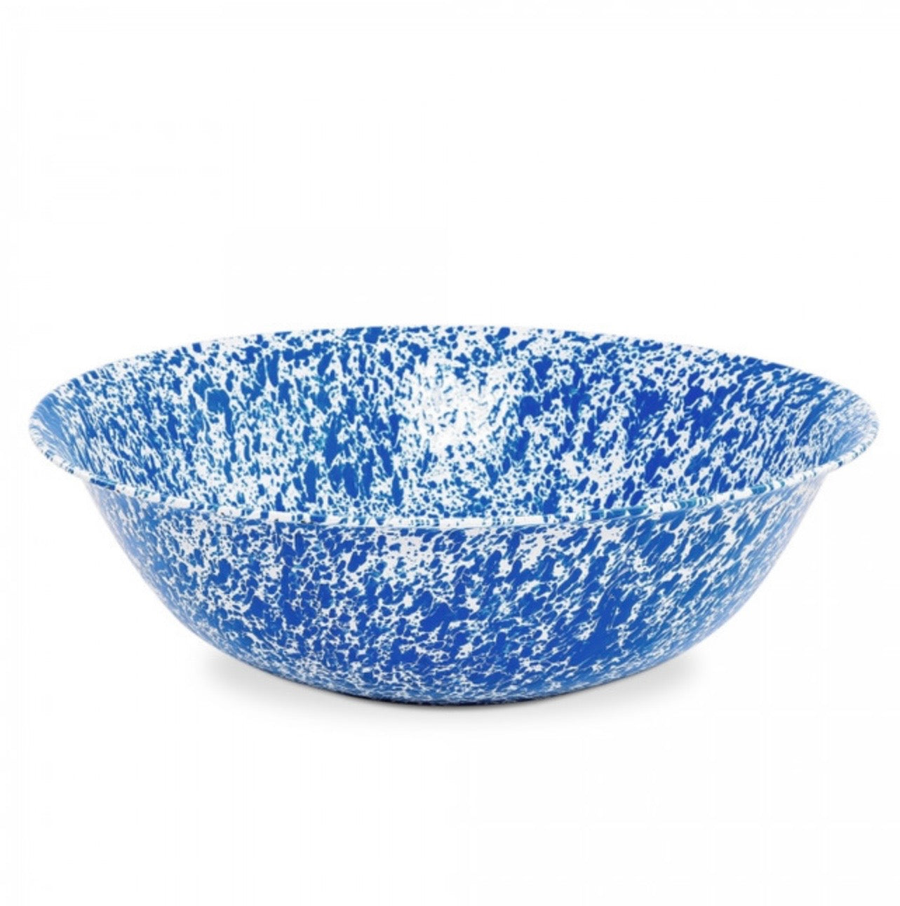 Crow Canyon Splatter Covered Giant Benson Basin - Blue