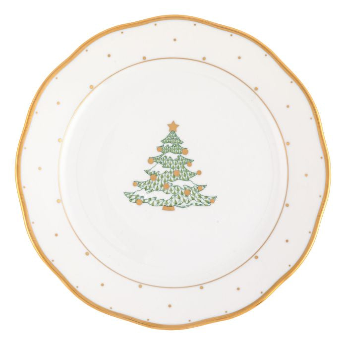 Herend Christmas Dinner Plate - Tree