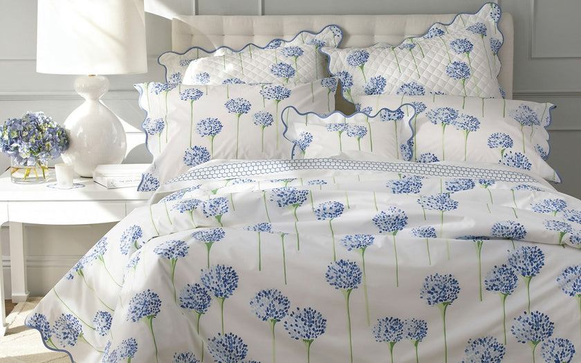 Matouk Charlotte Duvet Cover - Azure