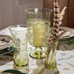 Juliska Ella 9” Corset Vase - Green