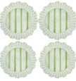 Juliska Cabana Stripe Seagrass Dinner Plate S/4 - Melamine