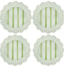 Juliska Cabana Stripe Seagrass Dinner Plate S/4 - Melamine