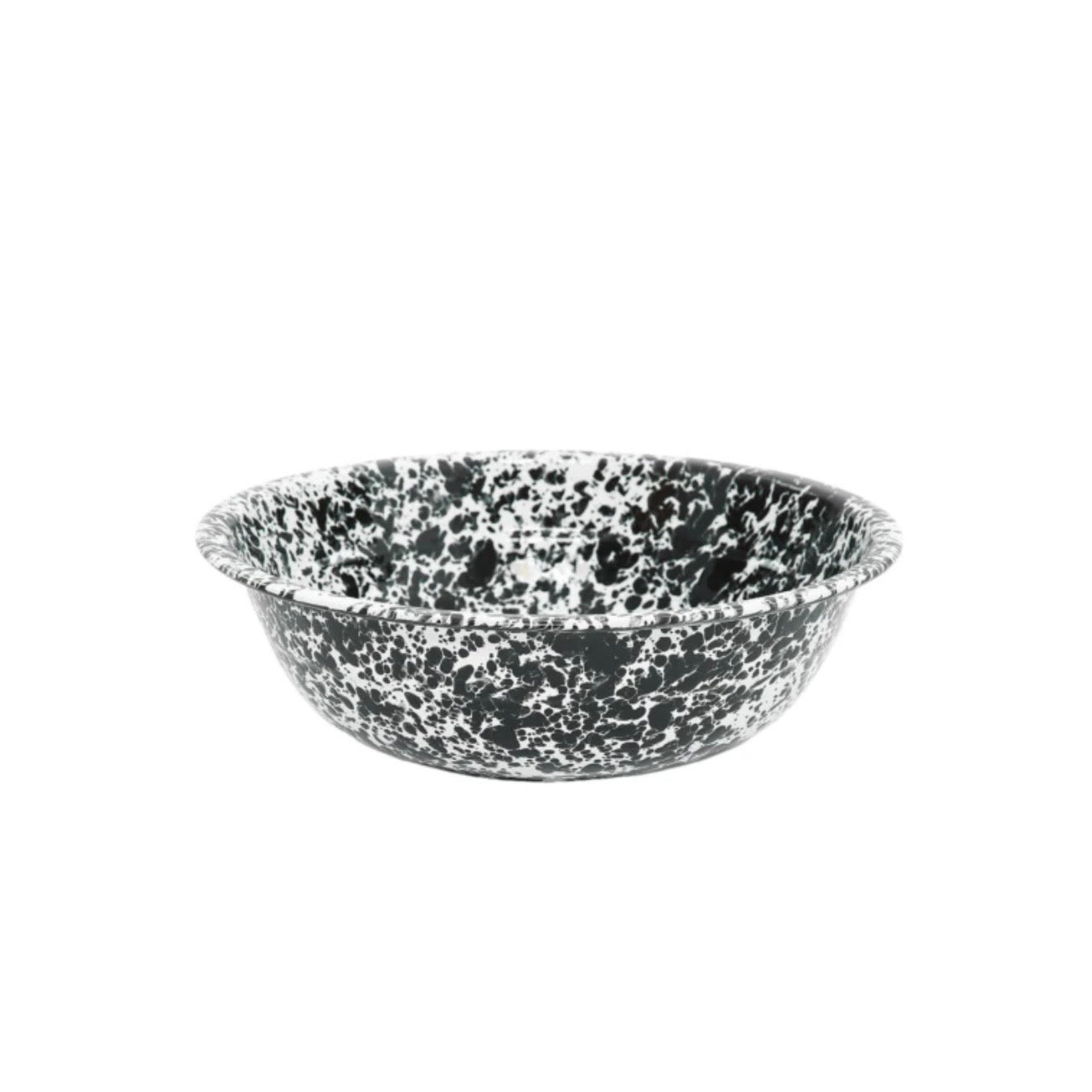 Crow Canyon Splatter Covered Small Basin - Black