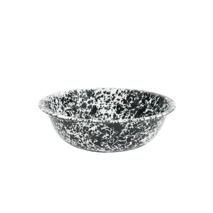Crow Canyon Splatter Covered Small Basin - Black