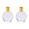 Two’s Company Color Pop Candleholders - Clear (S/2)