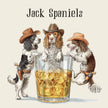 Hester & Cook Jack Spaniels Paper Cocktail Napkins
