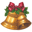 Hester & Cook Christmas Bells Die-Cut Placemat