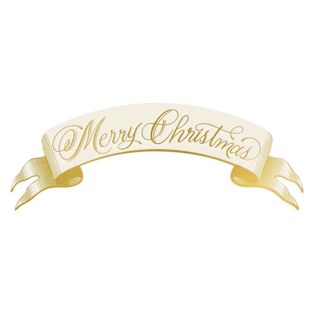 Hester & Cook Merry Christmas Banner Table Accents