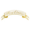 Hester & Cook Merry Christmas Banner Table Accents