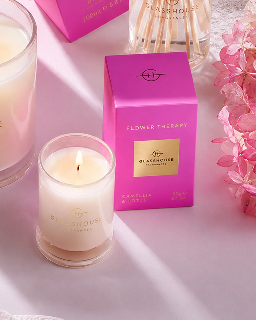 Glasshouse Flower Therapy Mini Candle