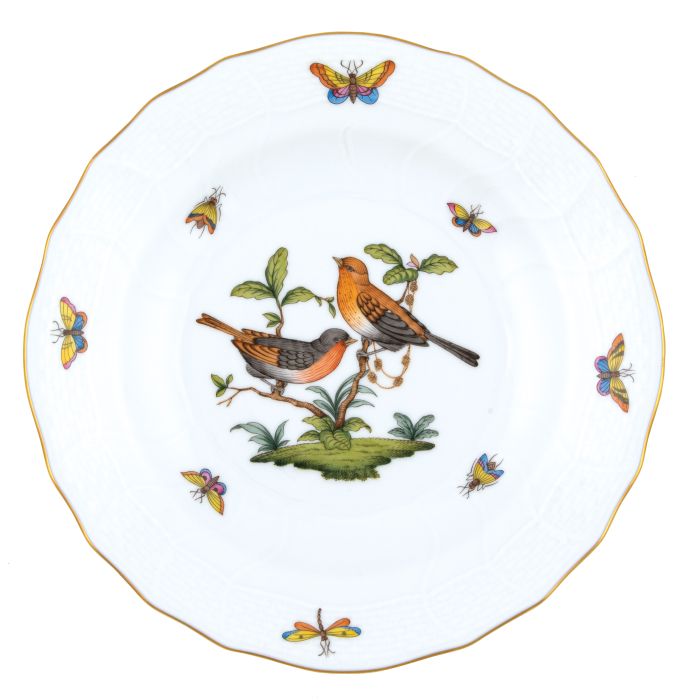 Herend Rothschild Bird Dessert Plate - #9