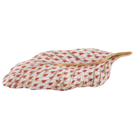 Herend Decorative Feather - Rust