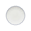 Costa Nova Vila Dinner Plate - White/Blue Edge