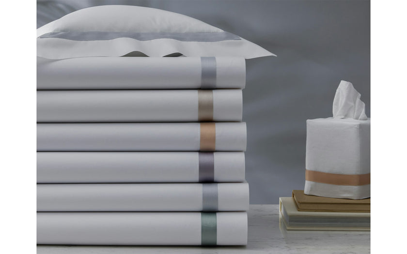 Matouk Lowell Flat Sheet - Dune